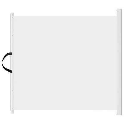 Retractable Pet Gate White 102.5x125 cm