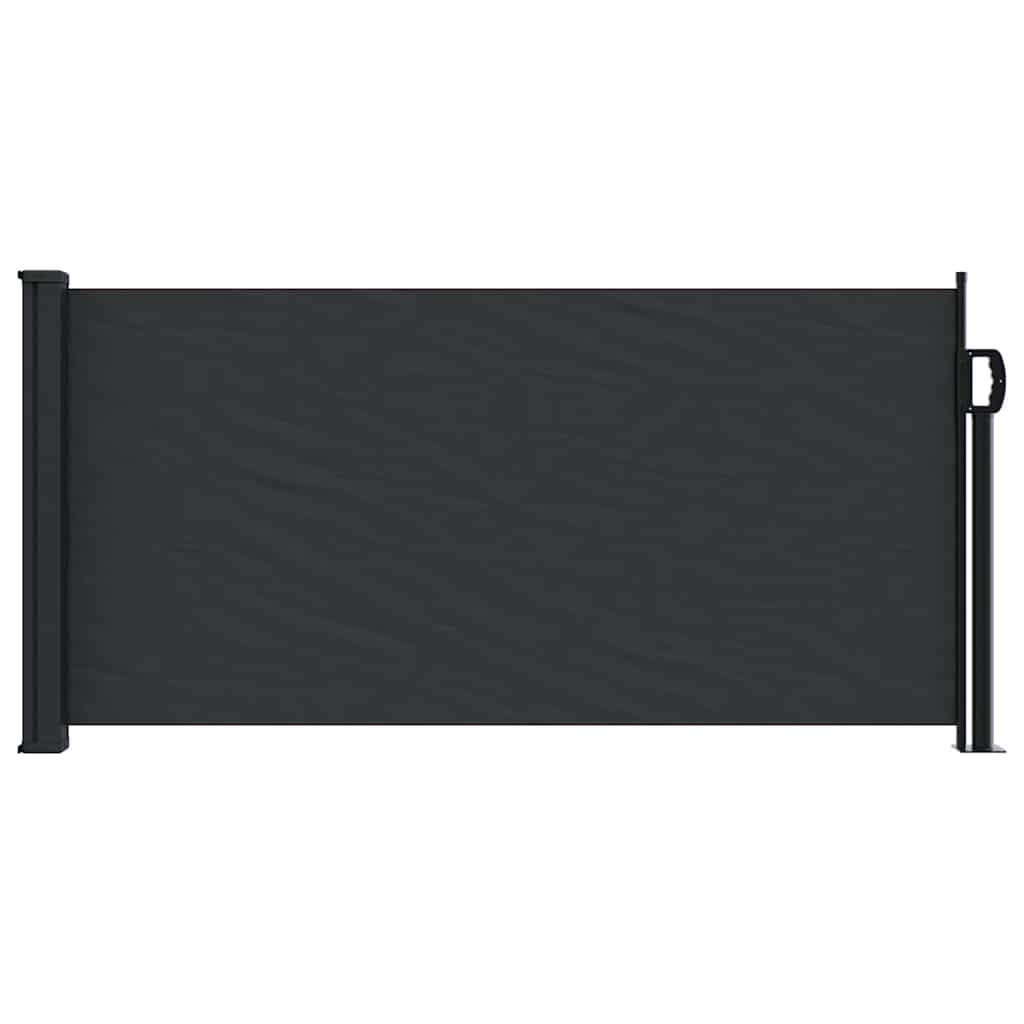 Retractable Side Awning Black 100x300 cm