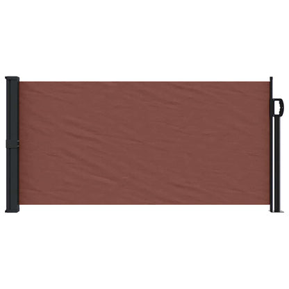 Retractable Side Awning Brown 100x300 cm