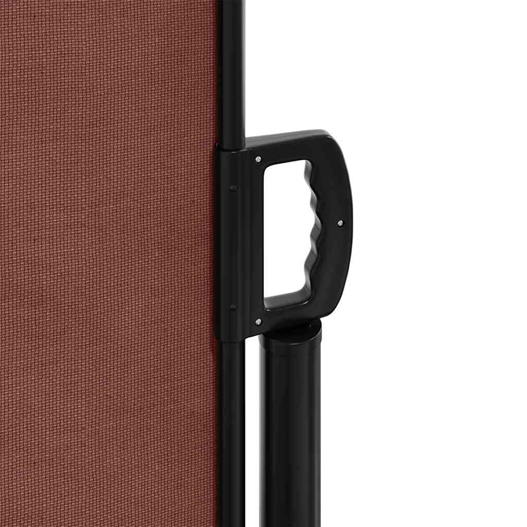 Retractable Side Awning Brown 100x300 cm