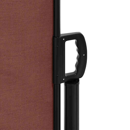 Retractable Side Awning Brown 100x300 cm