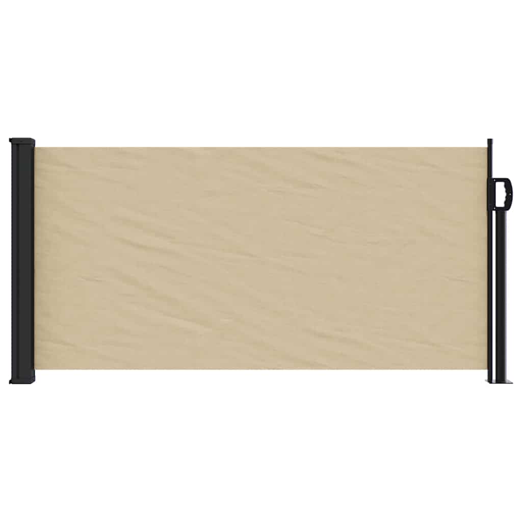 Retractable Side Awning Beige 100x300 cm