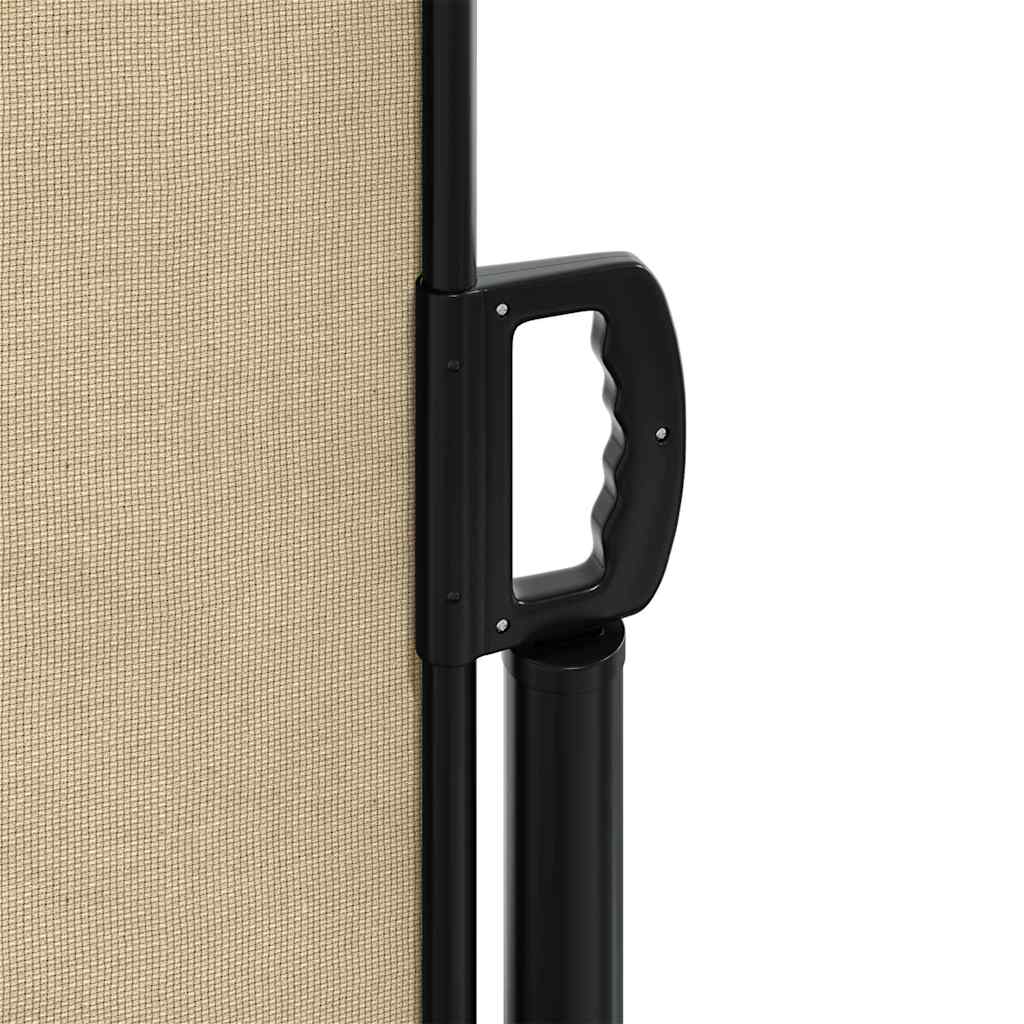 Retractable Side Awning Beige 100x300 cm