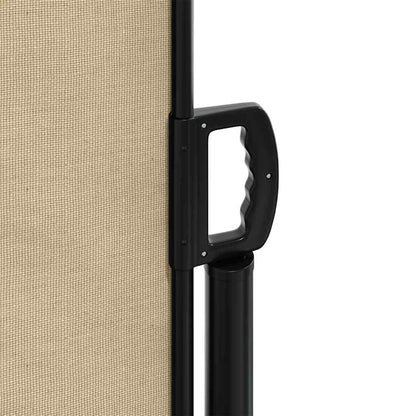 Retractable Side Awning Beige 100x300 cm