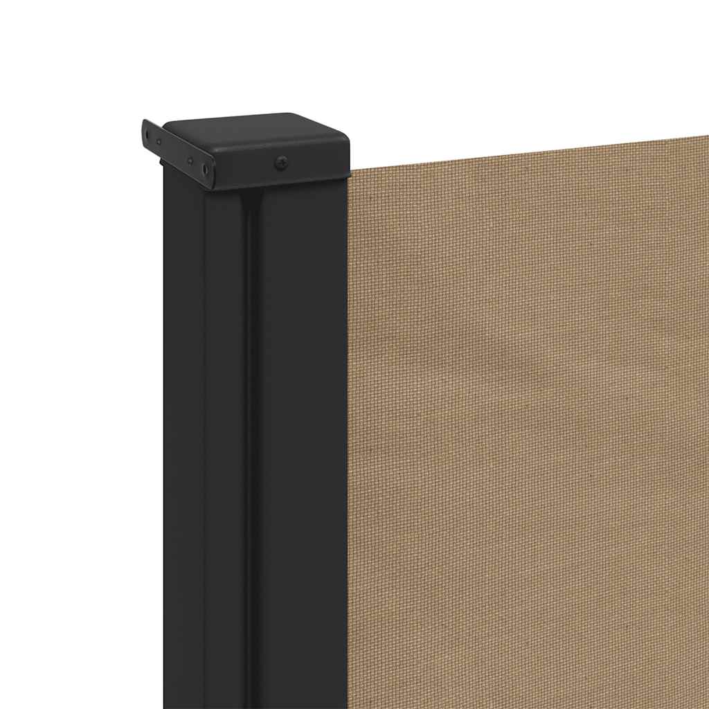 Retractable Side Awning Taupe 100x300 cm