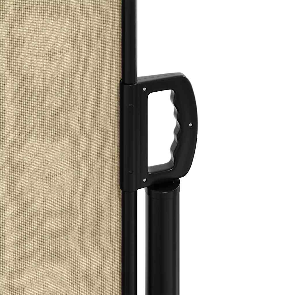 Retractable Side Awning Beige 140x300 cm