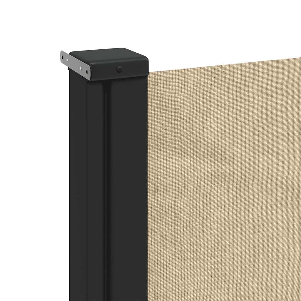 Retractable Side Awning Beige 170x300 cm