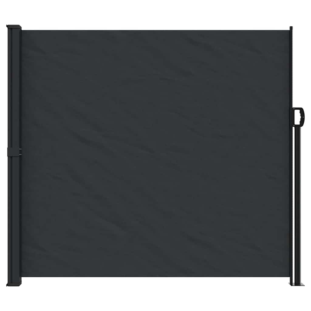 Retractable Side Awning Black 180x300 cm