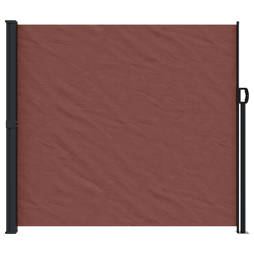 Retractable Side Awning Brown 180x300 cm