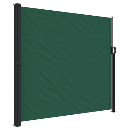 Retractable Side Awning Dark Green 180x300 cm