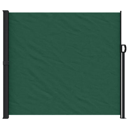 Retractable Side Awning Dark Green 180x300 cm