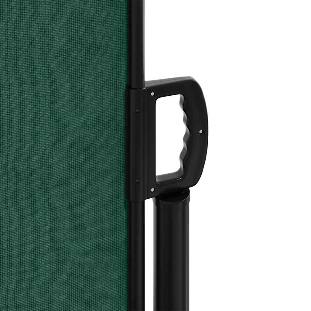 Retractable Side Awning Dark Green 180x300 cm
