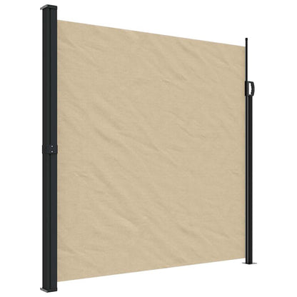 Retractable Side Awning Beige 200x300 cm
