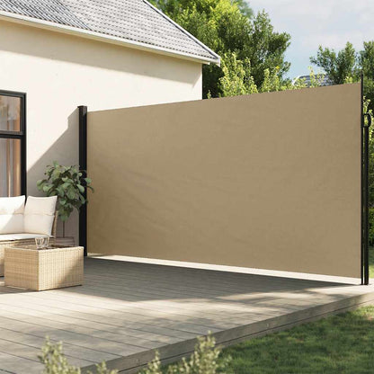 Retractable Side Awning Beige 200x300 cm