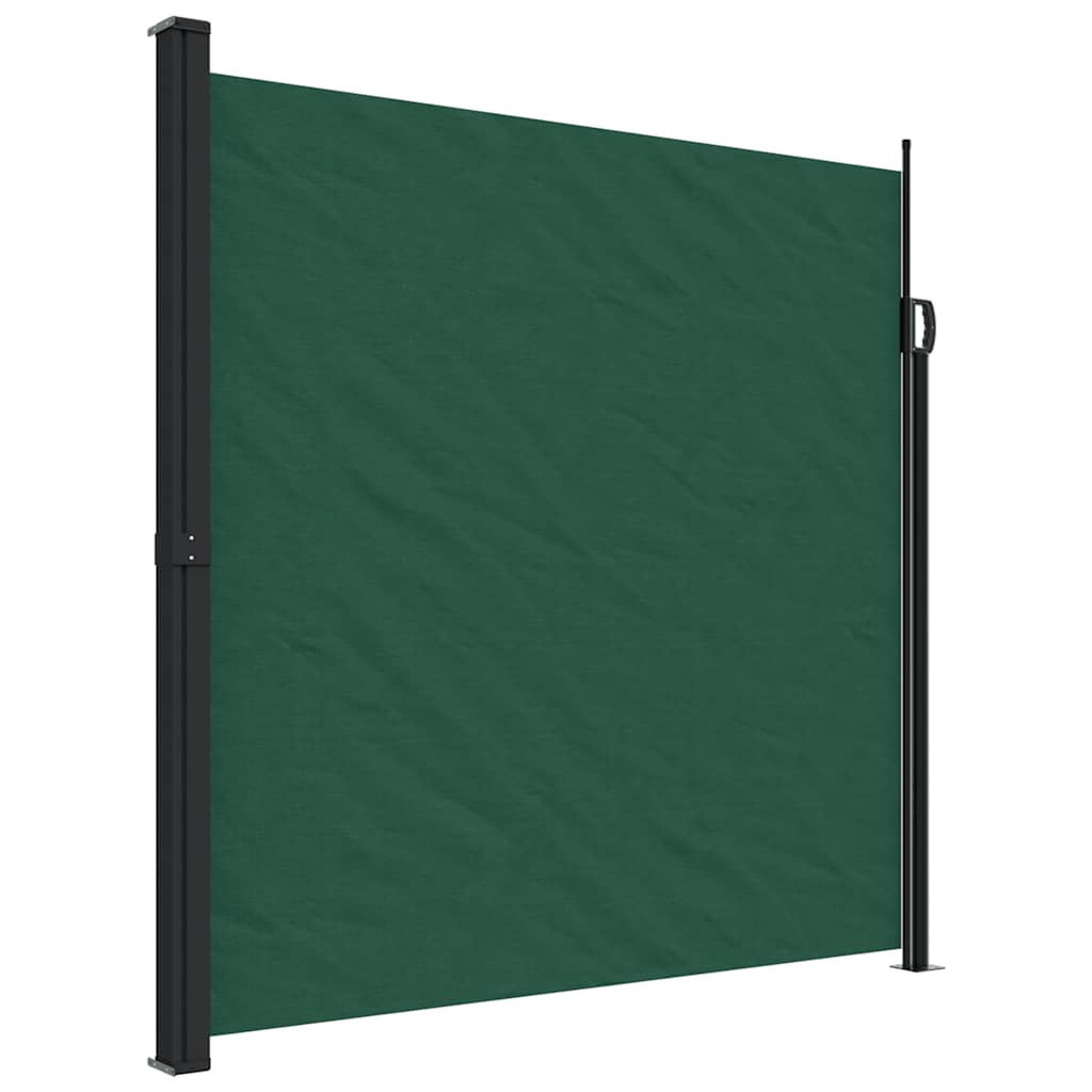 Retractable Side Awning Dark Green 200x300 cm