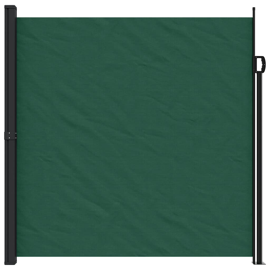 Retractable Side Awning Dark Green 200x300 cm