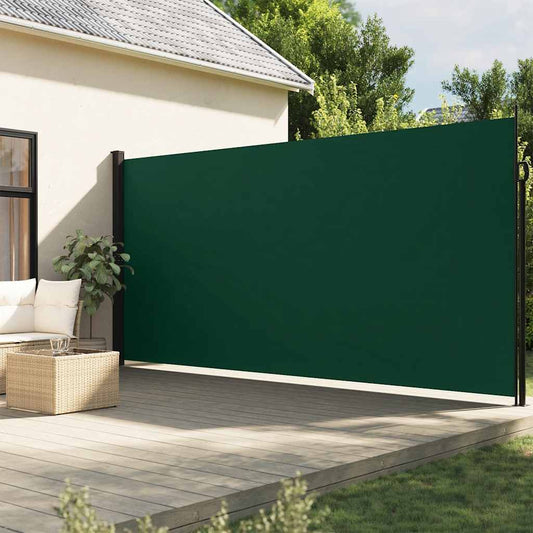 Retractable Side Awning Dark Green 200x300 cm