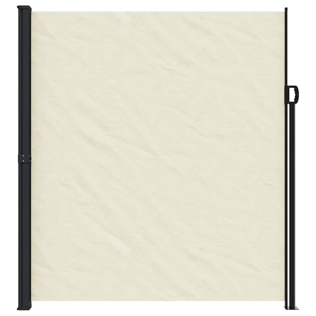 Retractable Side Awning Cream 220x300 cm