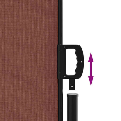 Retractable Side Awning Brown 220x300 cm
