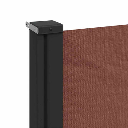Retractable Side Awning Brown 220x300 cm