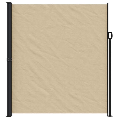 Retractable Side Awning Beige 220x300 cm