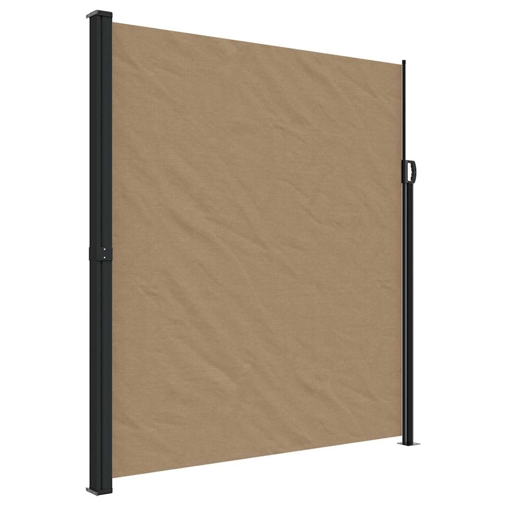 Retractable Side Awning Taupe 220x300 cm