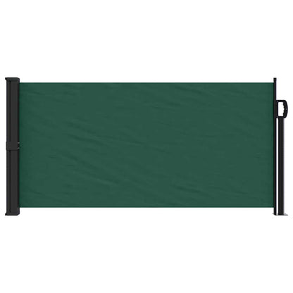 Retractable Side Awning Dark Green 100x500 cm