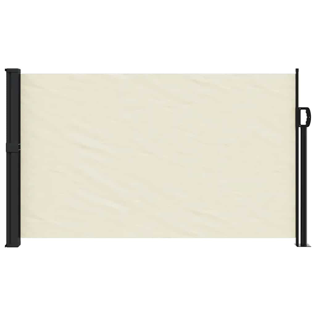Retractable Side Awning Cream 120x500 cm