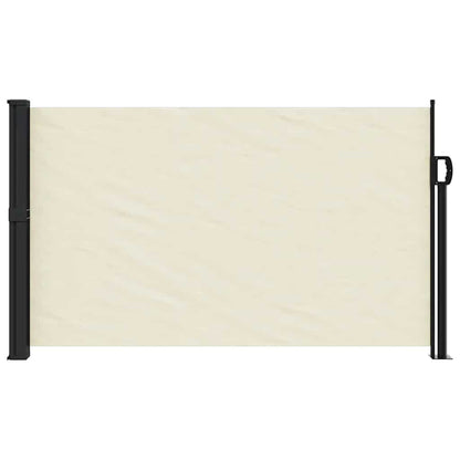 Retractable Side Awning Cream 120x500 cm