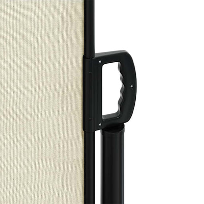 Retractable Side Awning Cream 120x500 cm