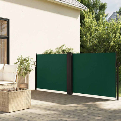 Retractable Side Awning Beige 120x500 cm
