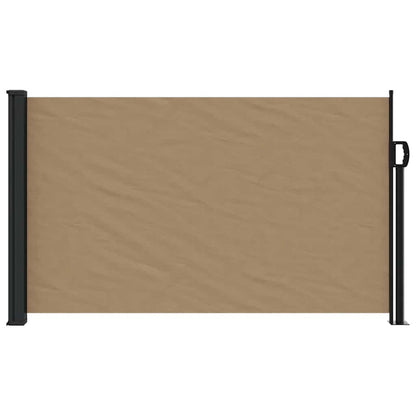 Retractable Side Awning Taupe 120x500 cm