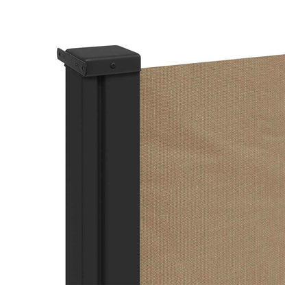 Retractable Side Awning Taupe 120x500 cm