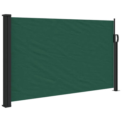Retractable Side Awning Dark Green 120x500 cm