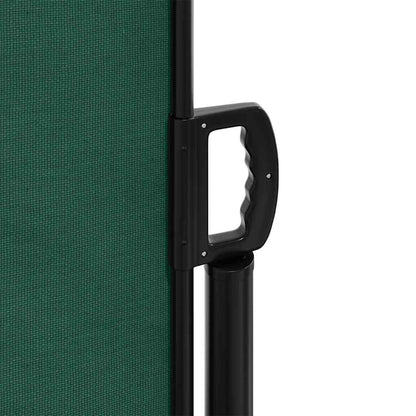 Retractable Side Awning Dark Green 120x500 cm