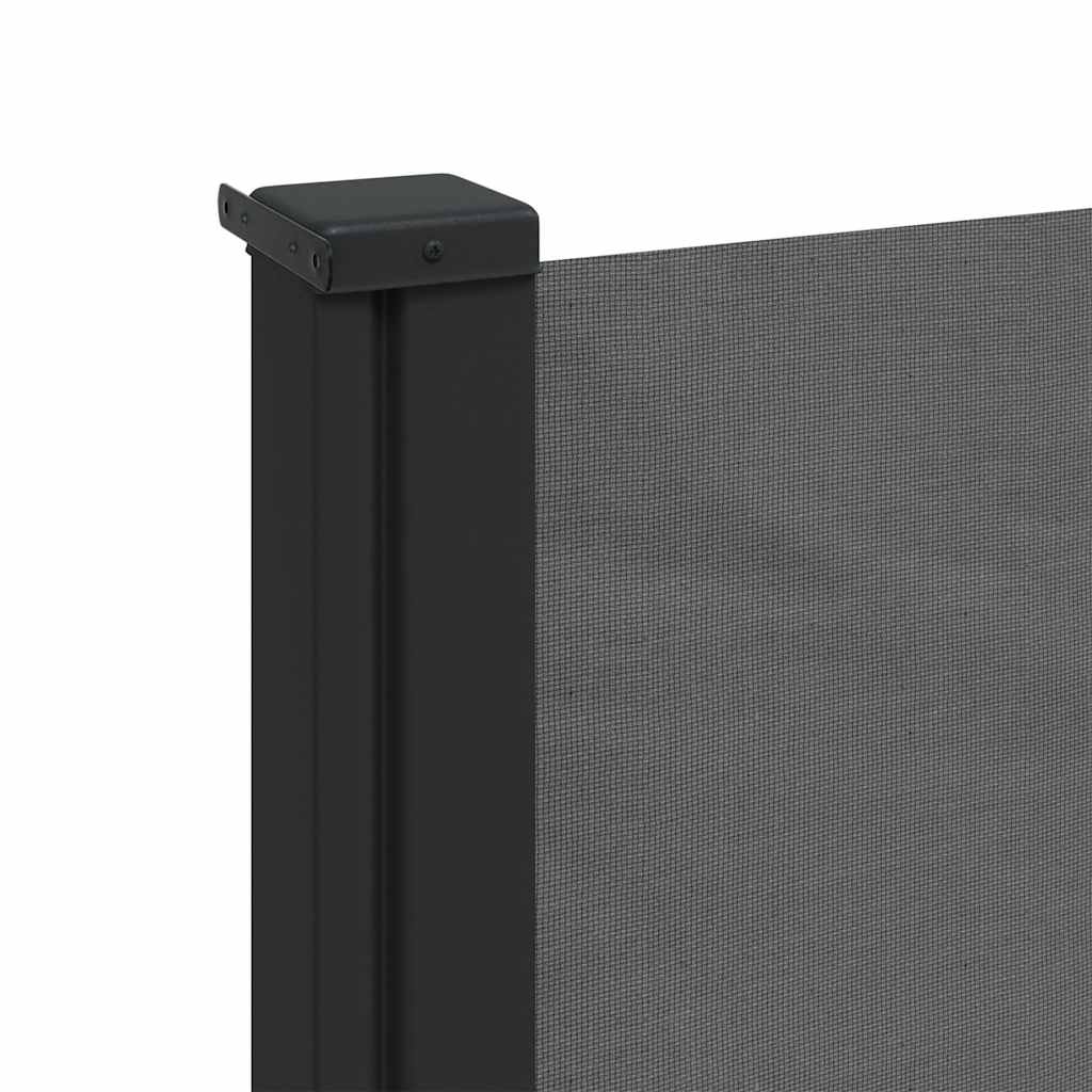 Retractable Side Awning Anthracite 120x500 cm