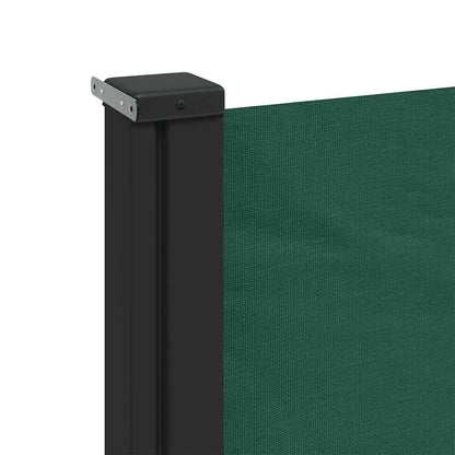 Retractable Side Awning Dark Green 140x500 cm