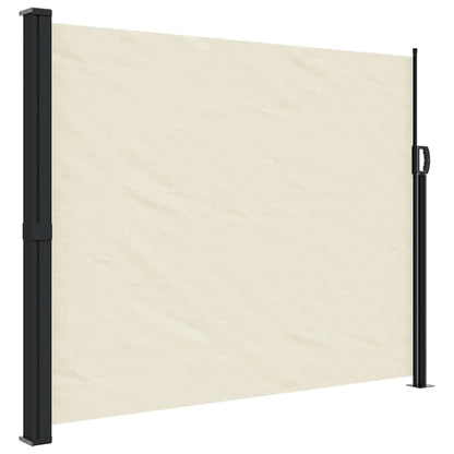 Retractable Side Awning Cream 160x500 cm