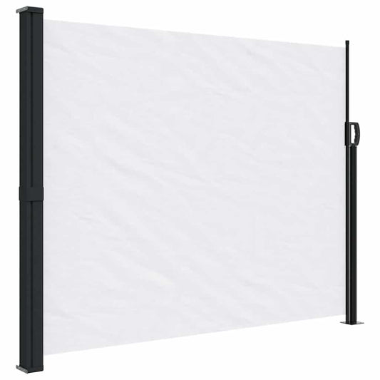 Retractable Side Awning White 160x500 cm