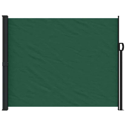 Retractable Side Awning Dark Green 160x500 cm