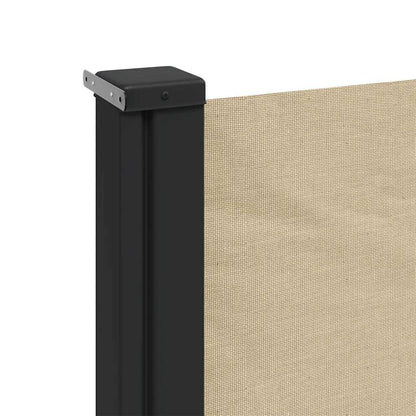 Retractable Side Awning Beige 180x500 cm