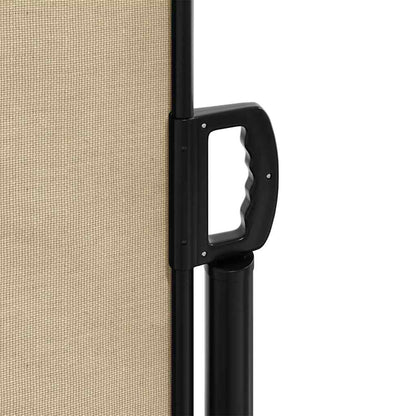 Retractable Side Awning Beige 180x500 cm