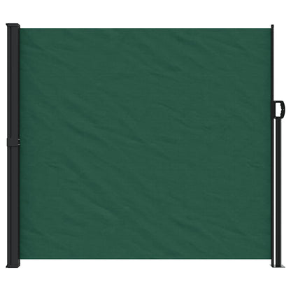 Retractable Side Awning Dark Green 180x500 cm