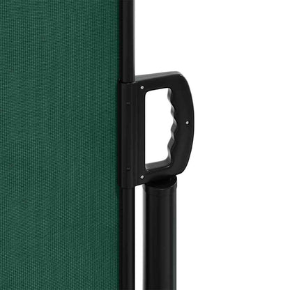 Retractable Side Awning Dark Green 180x500 cm