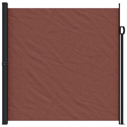 Retractable Side Awning Brown 200x500 cm