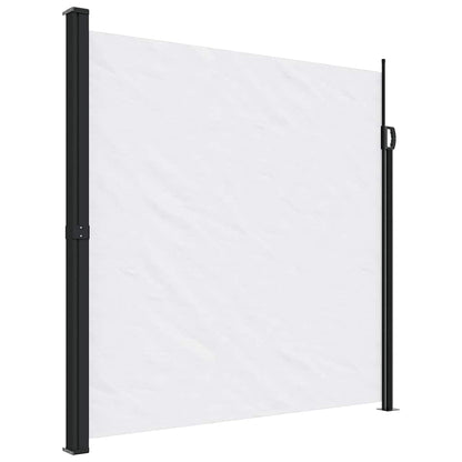 Retractable Side Awning White 200x500 cm