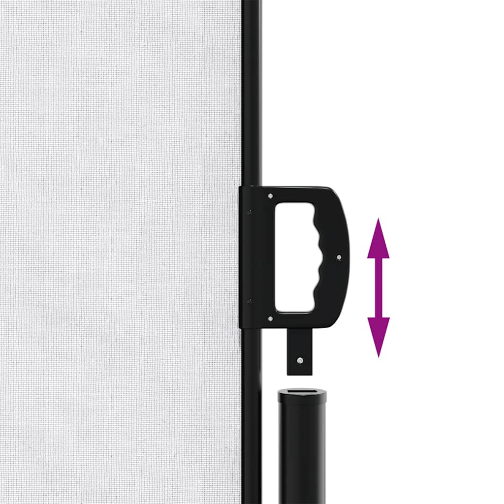 Retractable Side Awning White 200x500 cm