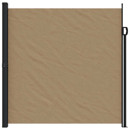 Retractable Side Awning Taupe 200x500 cm