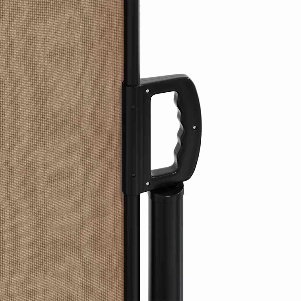 Retractable Side Awning Taupe 200x500 cm