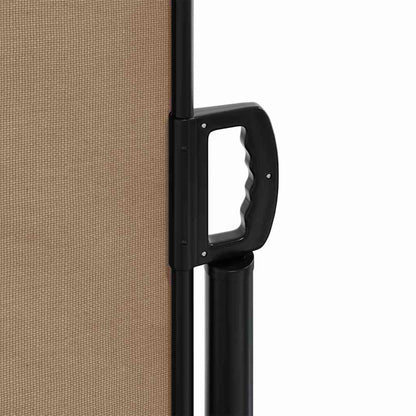 Retractable Side Awning Taupe 200x500 cm